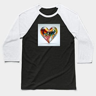 glass and gel heart Baseball T-Shirt